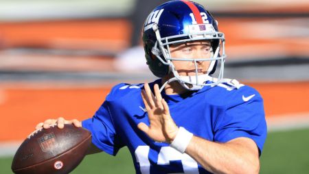 Colt McCoy caught on the camera while playing football.